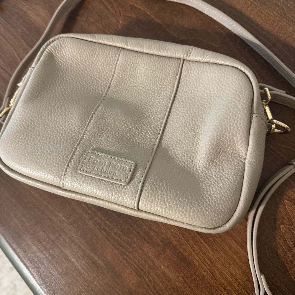 Pom Pom London City Bag in Stone
